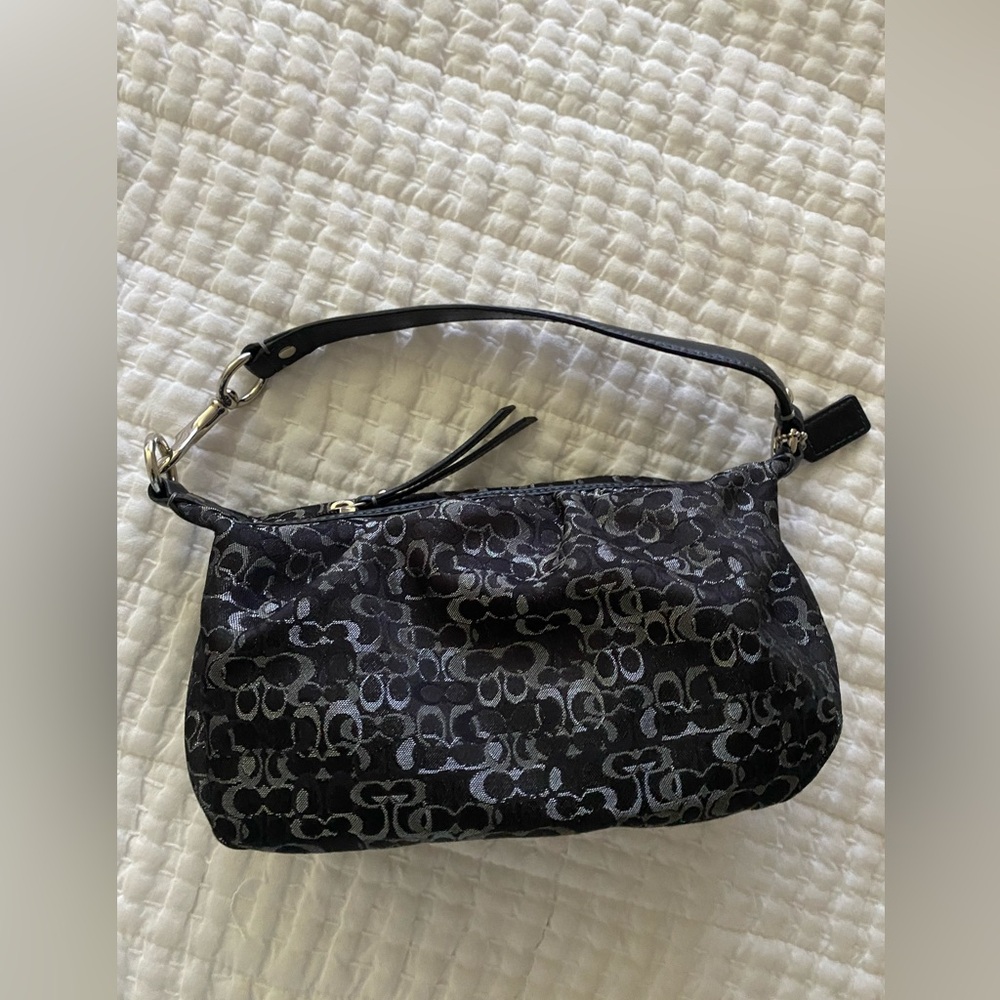 Coach Lurex Handle Pouch Purse